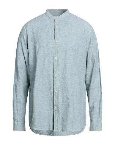 Jack & Jones Man Shirt Sage Green Size Xl Cotton, Linen