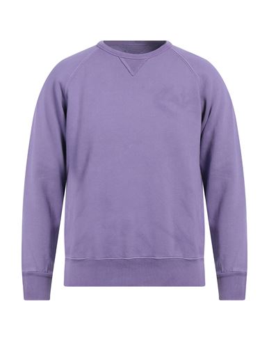 Fortela Man Sweatshirt Light Purple Size S Cotton