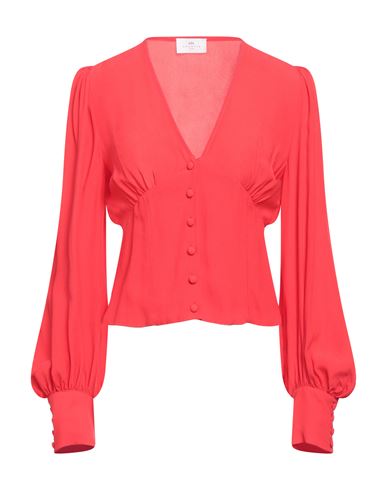 Nenette Woman Shirt Red Size 4 Viscose In Red