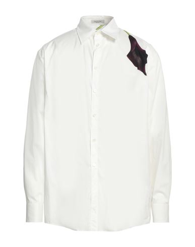 Shop Valentino Garavani Man Shirt White Size 15 ¾ Cotton