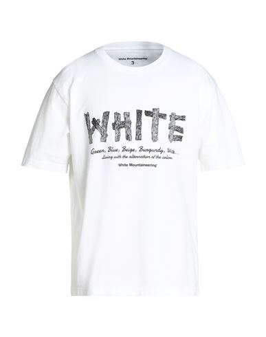 White Mountaineering Man T-shirt White Size 3 Cotton