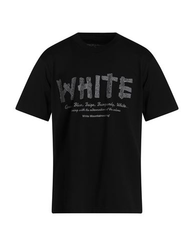 White Mountaineering Man T-shirt Black Size 2 Cotton