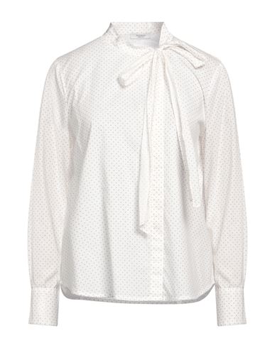 Peserico Woman Shirt White Size 6 Cotton