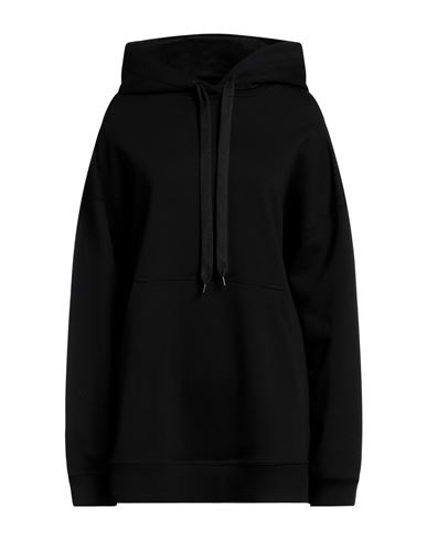 Burberry Woman Sweatshirt Black Size M Cotton, Elastane