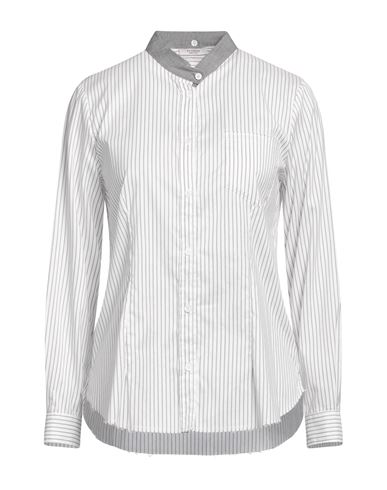 Peserico Woman Shirt White Size 6 Cotton, Polyester