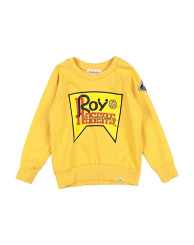 Shop Roy Rogers Roÿ Roger's Toddler Boy Sweatshirt Ocher Size 6 Cotton In Yellow