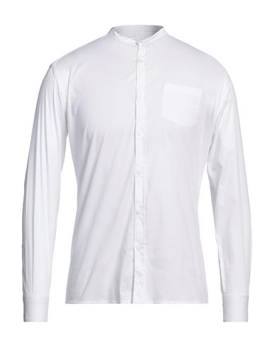 Daniele Alessandrini Man Shirt White Size 15 ½ Cotton, Elastane
