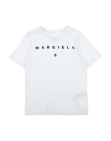 Shop Mm6 Maison Margiela Toddler T-shirt White Size 6 Cotton