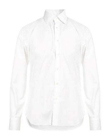 Sartorio Man Shirt White Size 16 Cotton