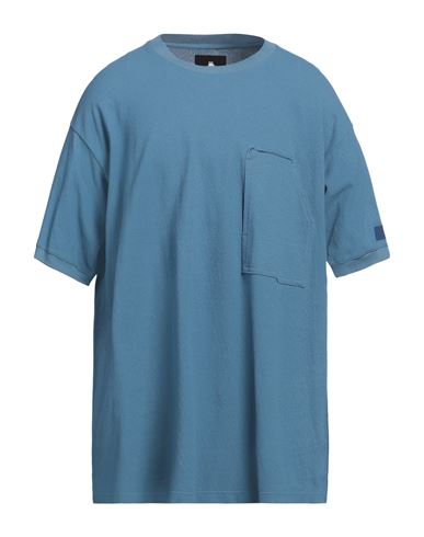 Shop Y-3 Man T-shirt Pastel Blue Size L Cotton