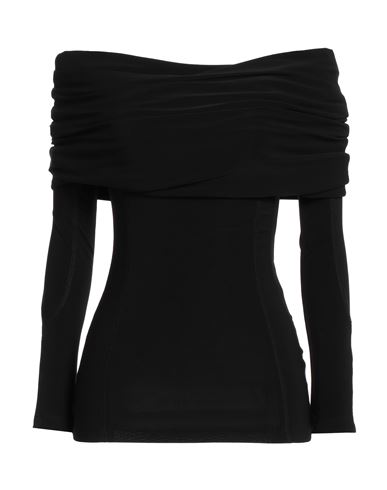 Az Factory Woman Top Black Size 6 Polyester, Elastane