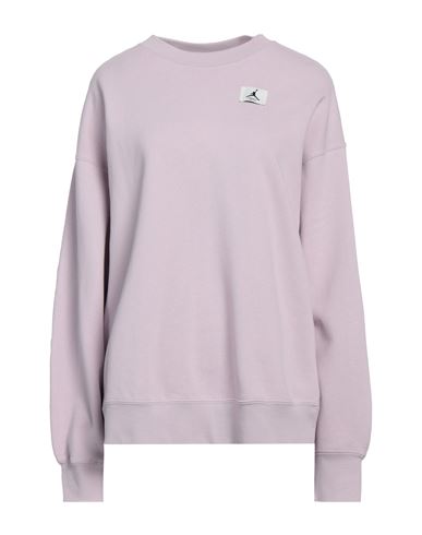 Jordan Woman Sweatshirt Lilac Size S Cotton In Purple