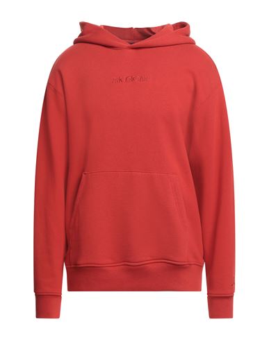 JORDAN JORDAN MAN SWEATSHIRT RUST SIZE XXL COTTON, ELASTANE 
