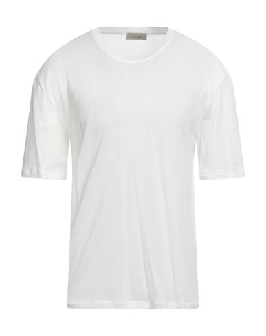 Shop Laneus Man T-shirt White Size S Cotton