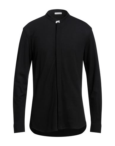 Paolo Pecora Man Shirt Black Size 16 ½ Cotton