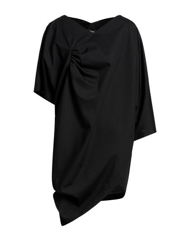 Shop Junya Watanabe Woman Mini Dress Black Size M Wool, Polyester
