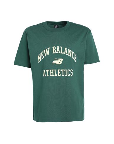 New Balance Athletics Varsity Graphic T-shirt Man T-shirt Dark Green Size Xl Cotton
