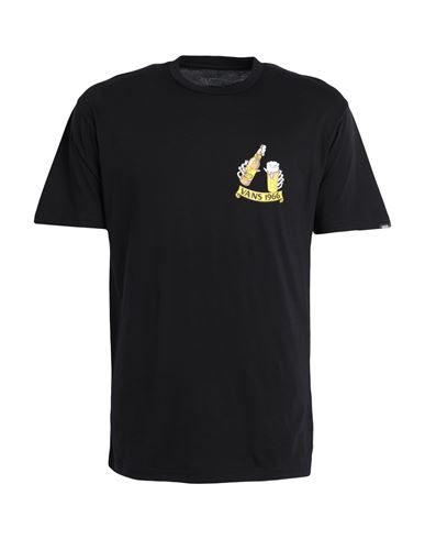 Vans Man T-shirt Black Size Xl Cotton