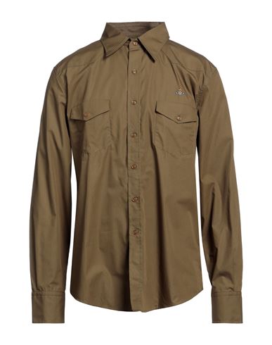 Vivienne Westwood Man Shirt Military Green Size Xl Cotton