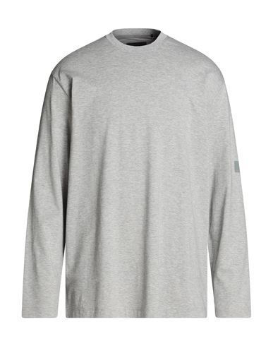 Y-3 Man T-shirt Light Grey Size Xxl Cotton