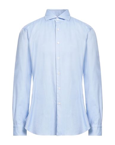 Barba Napoli Man Shirt Light Blue Size 17 ½ Cotton