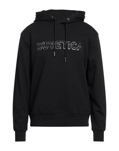 Duvetica Man Sweatshirt Black Size Xl Cotton