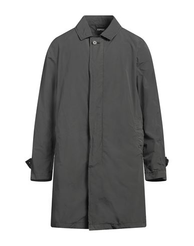 ASPESI ASPESI MAN OVERCOAT & TRENCH COAT LEAD SIZE M POLYESTER, POLYAMIDE 