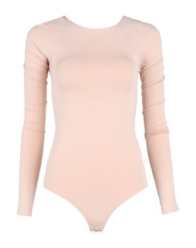 Jil Sander Woman Bodysuit Light Pink Size 00 Viscose, Elastane