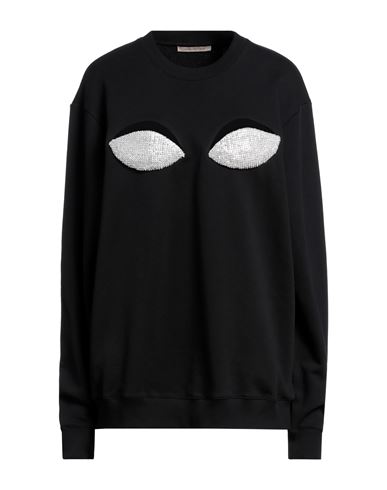 Christopher Kane The Goodbye Sweatshirt With Crystal Bust In Black