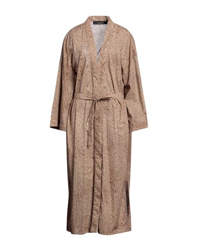 Federica Tosi Woman Overcoat Sand Size 6 Cotton In Beige