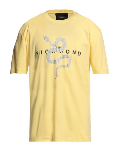 John Richmond Man T-shirt Yellow Size Xxl Cotton
