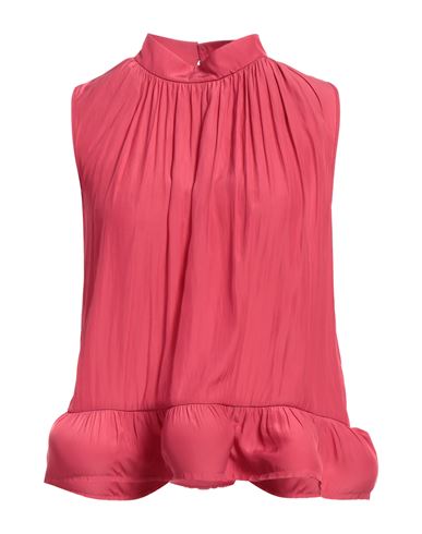 Shop Lanvin Woman Top Fuchsia Size 8 Polyamide In Pink
