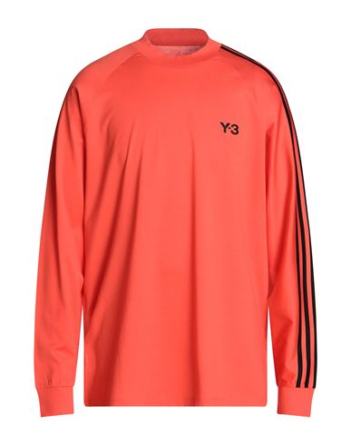 Y-3 Man T-shirt Orange Size Xl Cotton