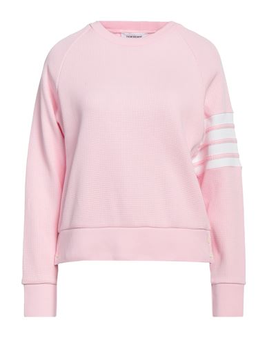 Thom Browne Woman Sweatshirt Pink Size 6 Cotton
