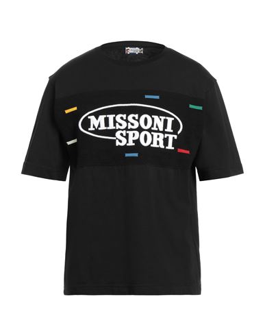 Missoni Man T-shirt Black Size Xl Cotton