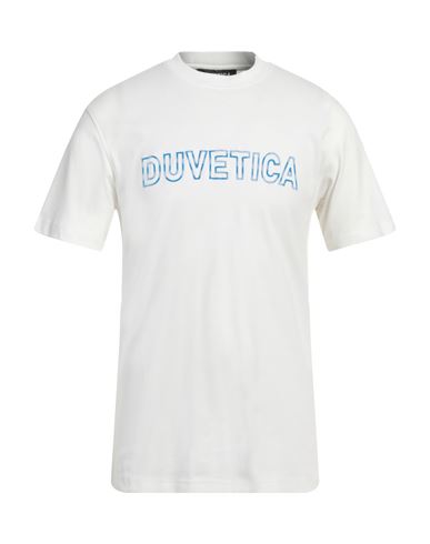 Duvetica Man T-shirt White Size L Cotton