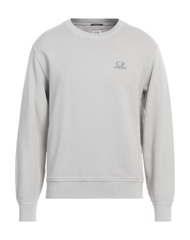 Shop C.p. Company C. P. Company Man Sweatshirt Light Grey Size Xxl Cotton