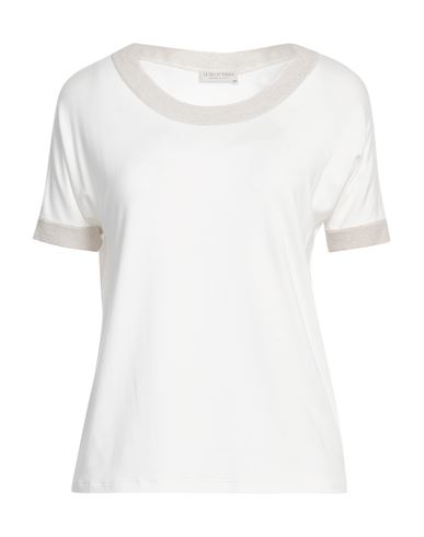 Le Tricot Perugia Woman T-shirt White Size Xs Viscose, Elastane