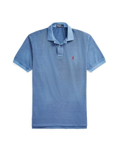 Polo Ralph Lauren Man Polo Shirt Slate Blue Size Xl Cotton