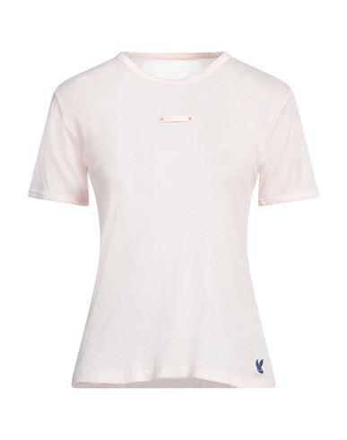Shop Maison Margiela Woman T-shirt Blush Size L Cotton, Silk In Pink
