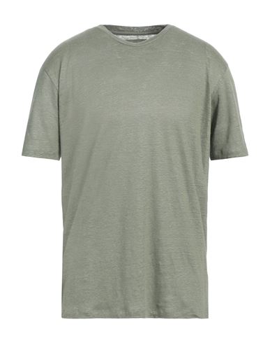 Phil Petter Man T-shirt Military Green Size Xxl Linen