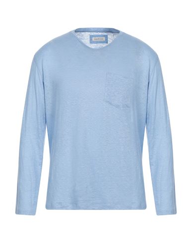 Phil Petter Man T-shirt Sky Blue Size Xxl Linen