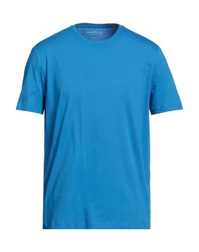 Phil Petter Man T-shirt Azure Size Xxl Cotton In Blue