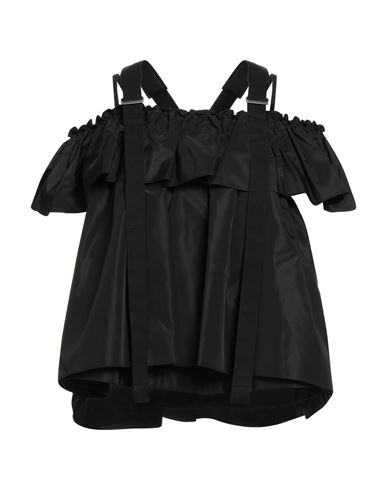 Simone Rocha Woman Top Black Size 2 Acetate, Polyester, Polyamide, Cotton, Viscose