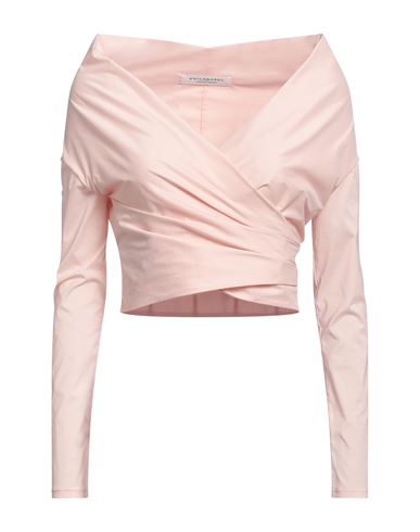 Philosophy Di Lorenzo Serafini Woman Top Light Pink Size 6 Polyester, Polyamide, Elastane
