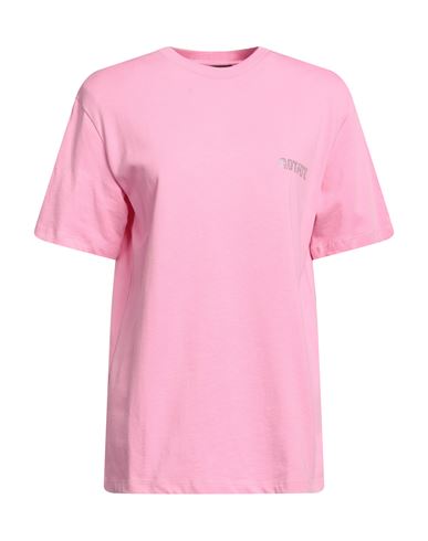 Shop Rotate Birger Christensen Woman T-shirt Pink Size 6 Organic Cotton