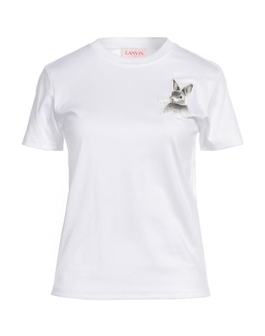 Lanvin Woman T-shirt White Size Xs Cotton, Polyester