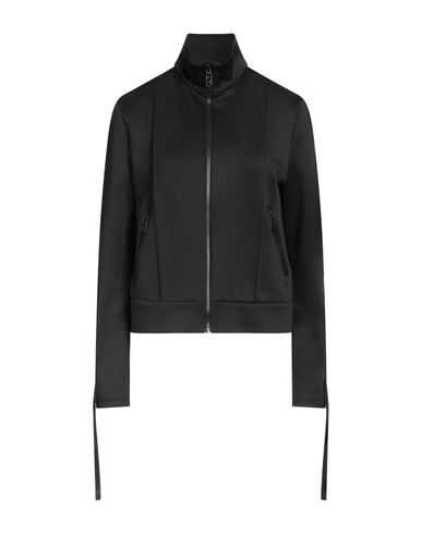 Shop Fendi Woman Sweatshirt Black Size 8 Polyester, Elastane