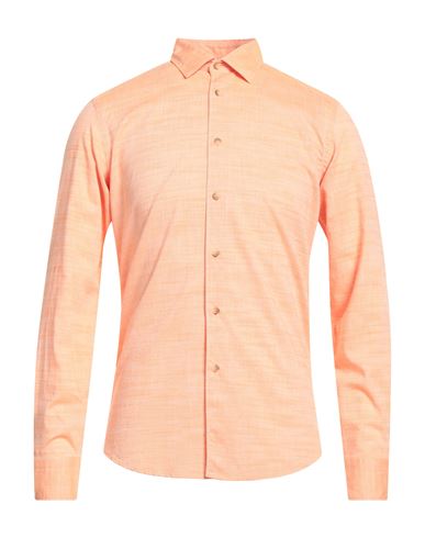 Sali & Tabacchi Man Shirt Apricot Size 15 ¾ Cotton In Neutral