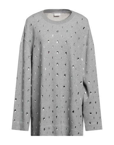 Dries Van Noten Woman Sweatshirt Grey Size M Cotton